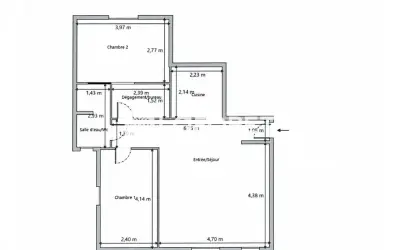 Appartement 570 000 € PARIS (75015) photo 2
