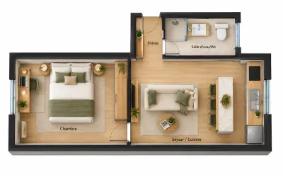 Appartement 319 000 € PARIS (75015) photo 5