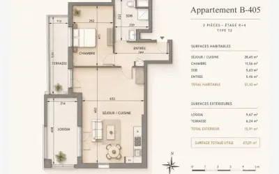 Appartement 349 000 € CHESSY (77700) photo 4