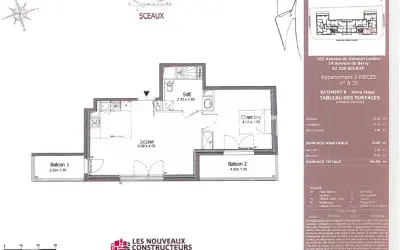 Appartement 1 121 €/mois SCEAUX (92330) photo 5