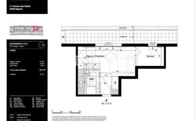 Appartement 975 €/mois BAGNEUX (92220) photo 6