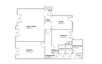 Appartement 780 000 € BOULOGNE BILLANCOURT (92100) photo 6