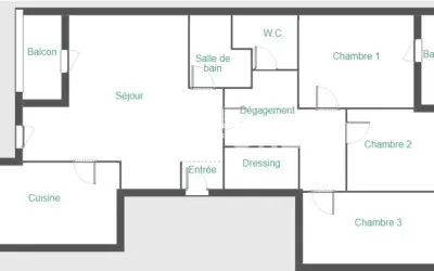 Appartement 289 000 € MONTMORENCY (95160) photo 9
