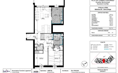Appartement 987 €/mois CORBEIL ESSONNES (91100) photo 2