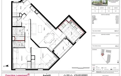 Appartement 1 123 €/mois EVRY COURCOURONNES (91000) photo 2