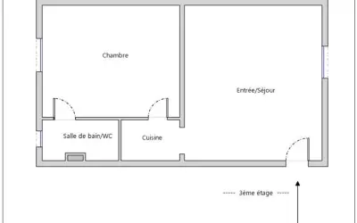 Appartement 320 000 € PARIS (75019) photo 6