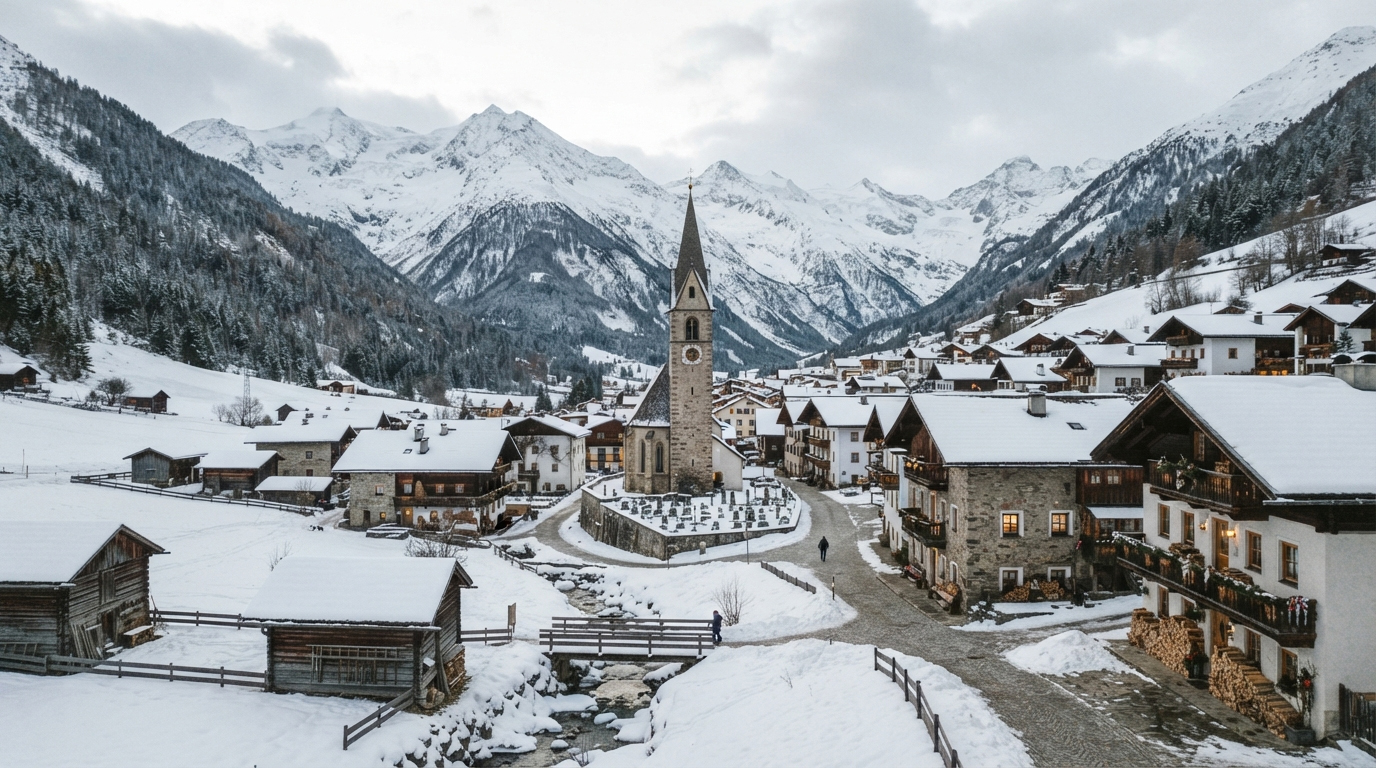 Vue sur Megève