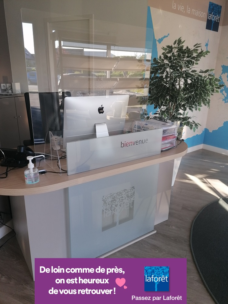 laforêt pont-l'Abbé - accueil agence sécurisé