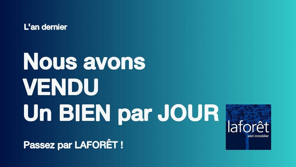 agence immobilière Le Guilvinec- un bien vendu par jour par laforêt