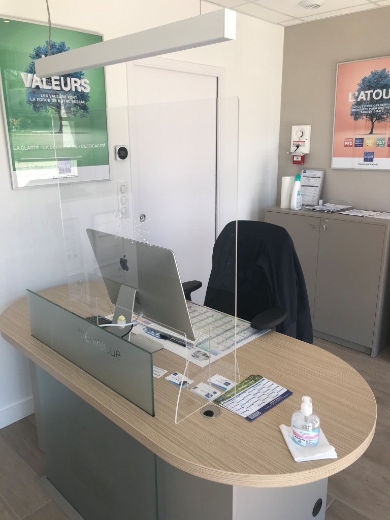 Laforêt Chateaulin - accueil agence sécurisé