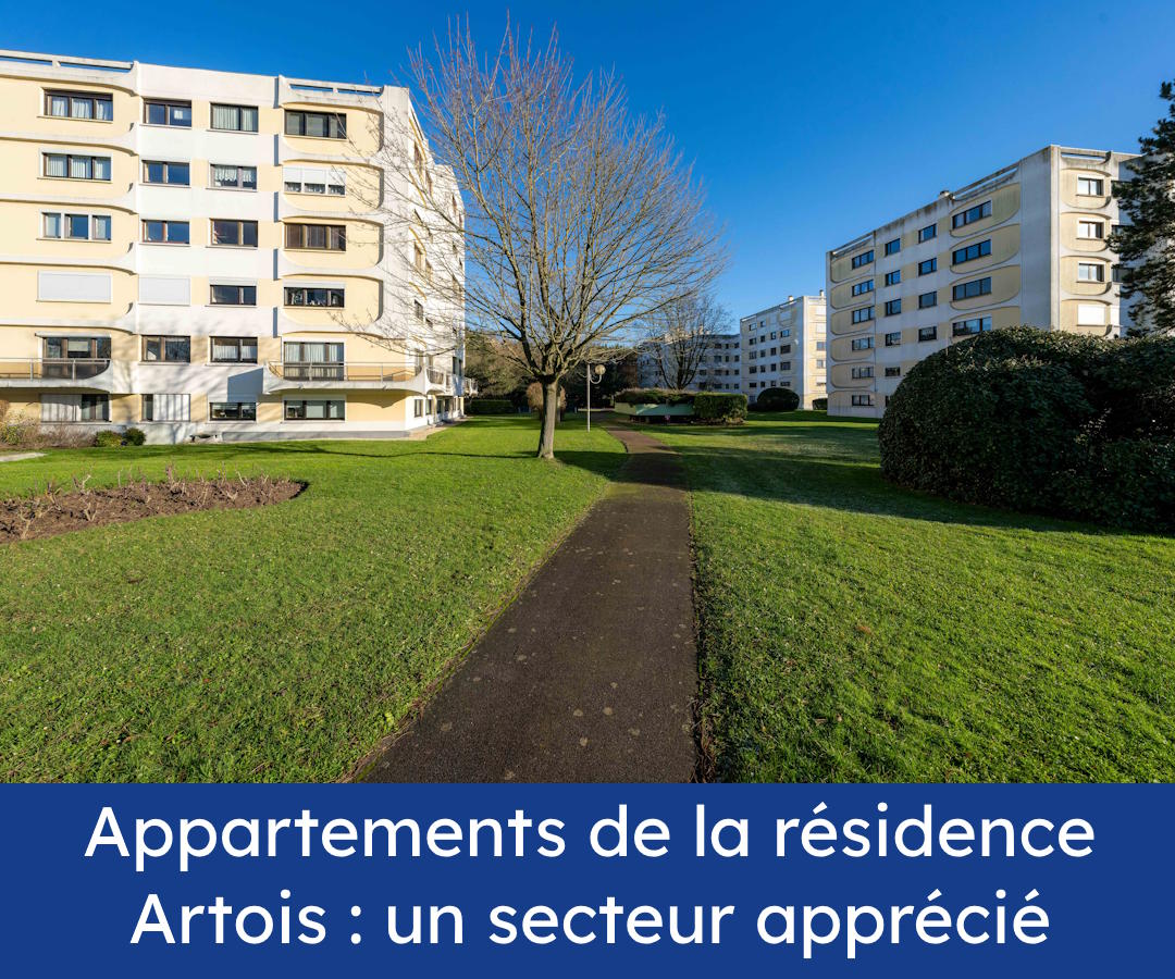 appartements résidence Artois secteur apprécié