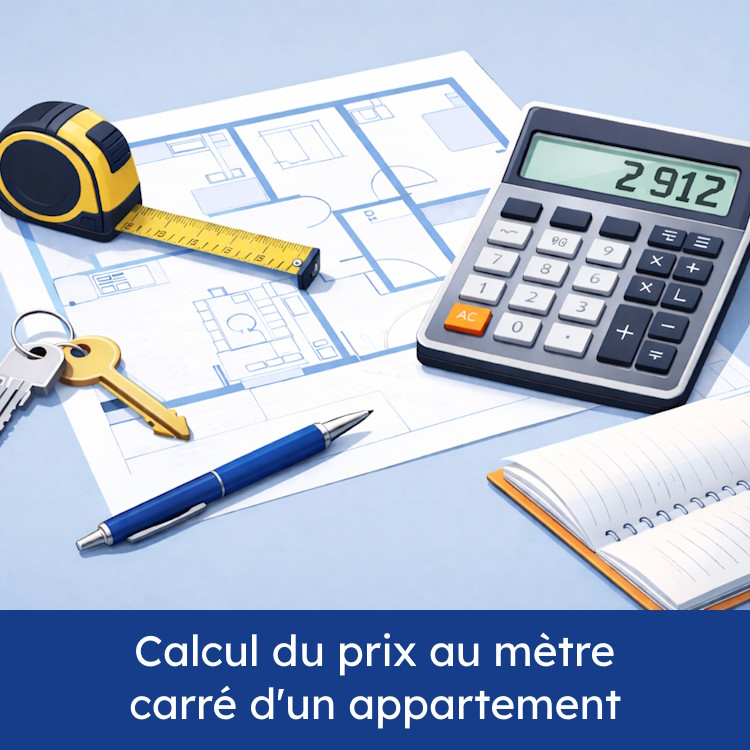 calcul prix m2 appartement