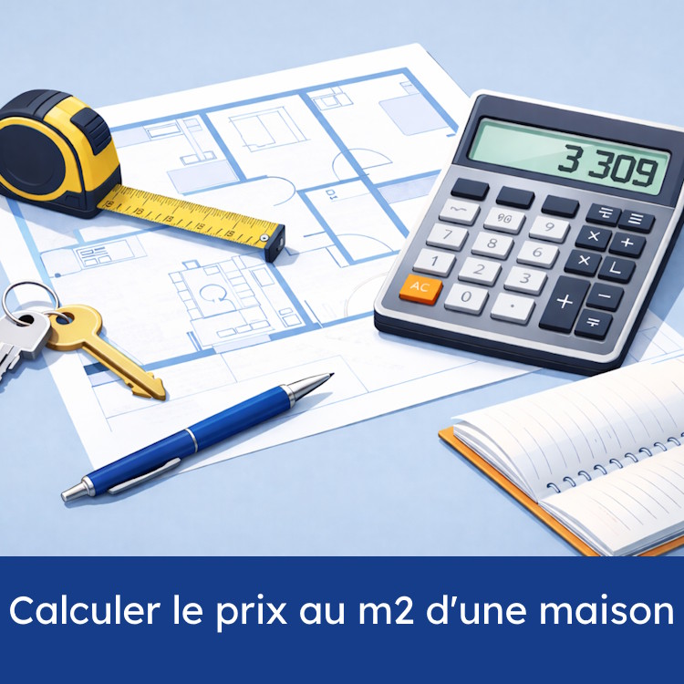 calcul prix au m2 maison