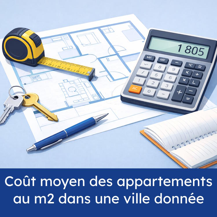 coût mètre carré appartements