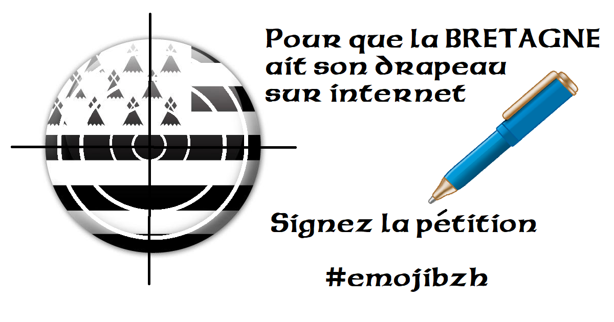 La Bretagne mérite son EMOJI Pour un drapeau breton sur