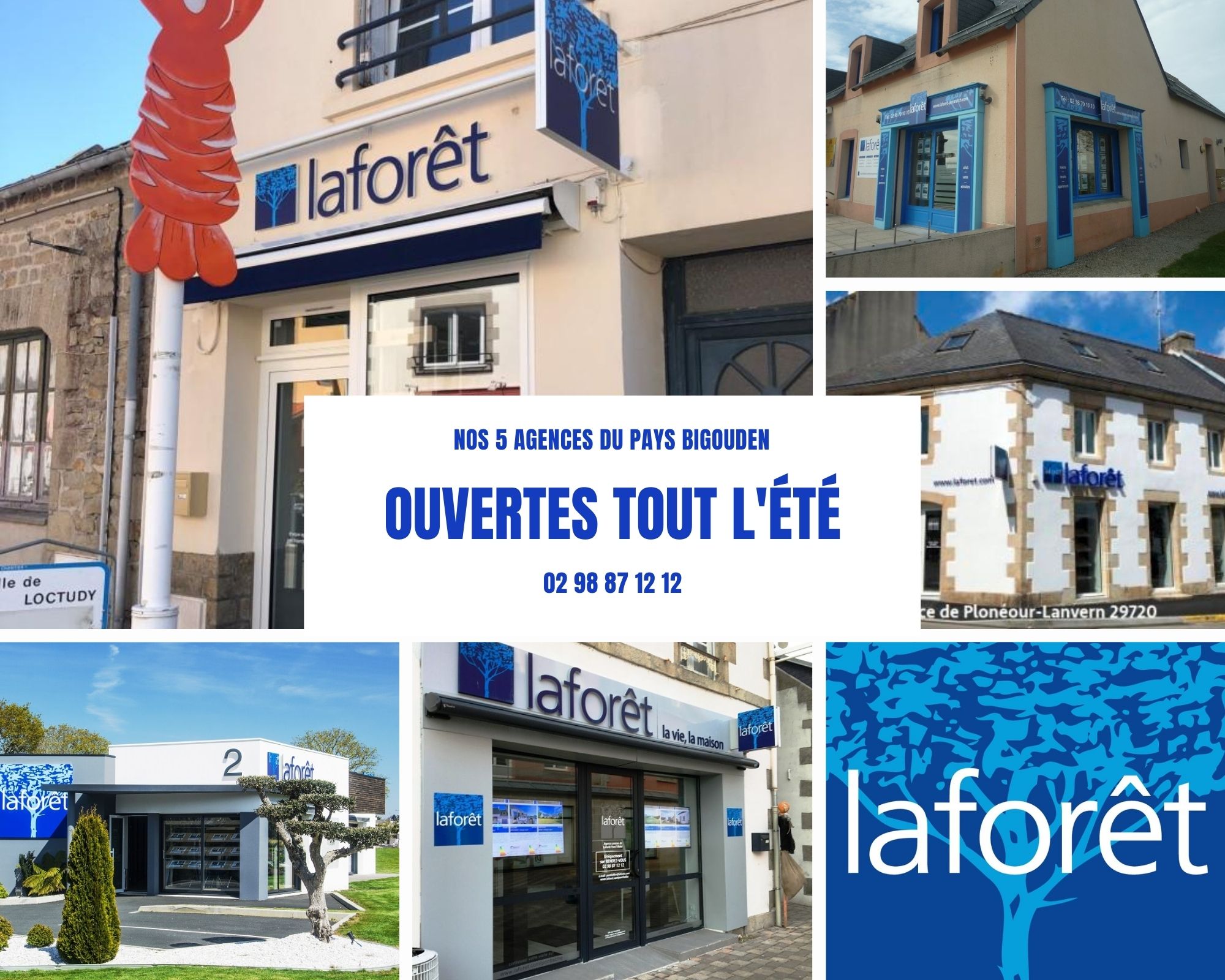 Agence Loctudy Pays Bigouden -ouverte tout l'été