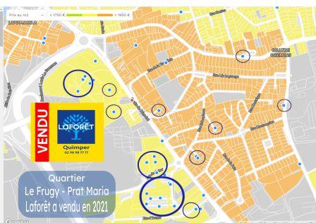 vendu quartier du Frugy- Prat Maria laforêt quimperr