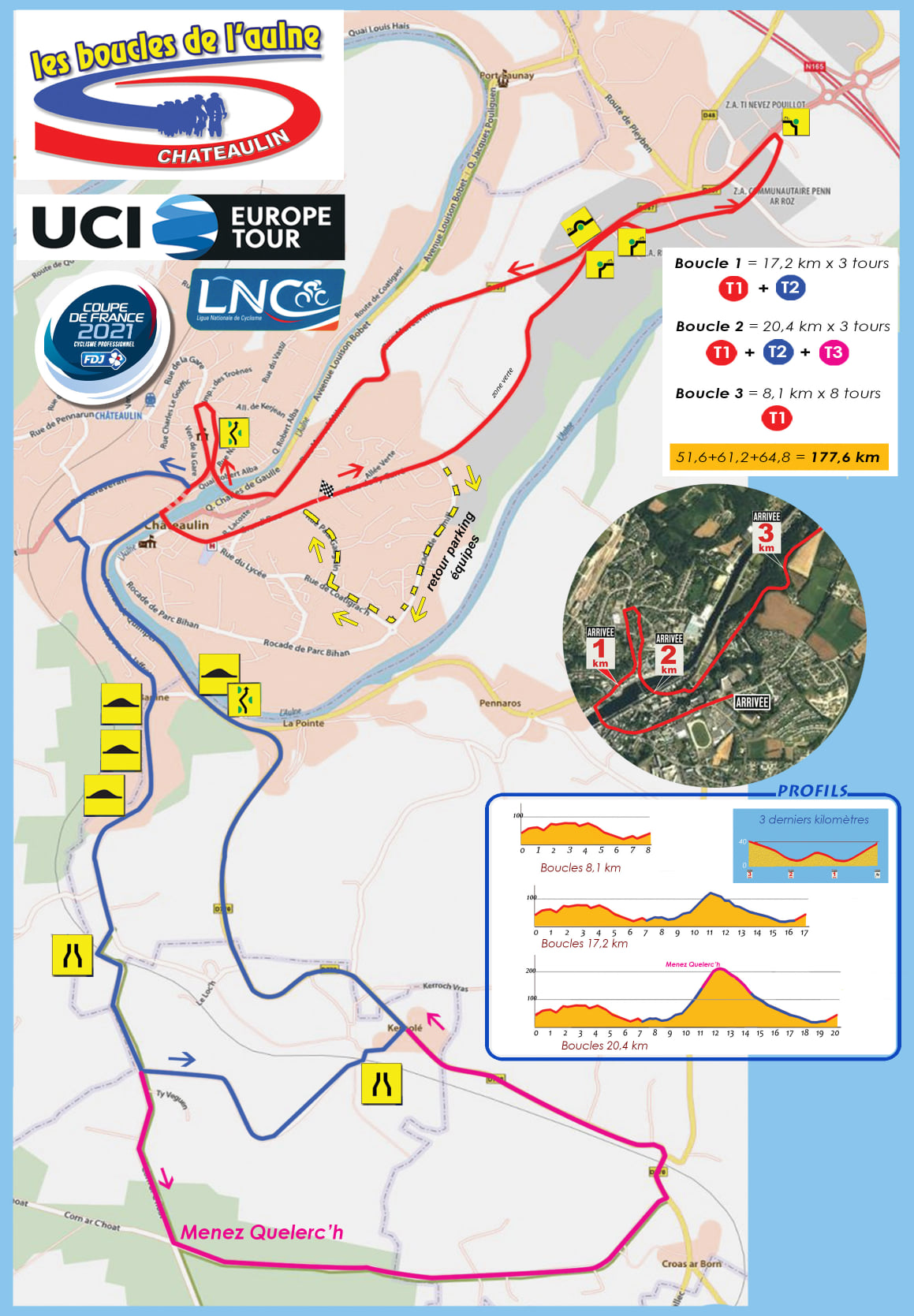 châteaulin - circuit de la boucle de l'aulne