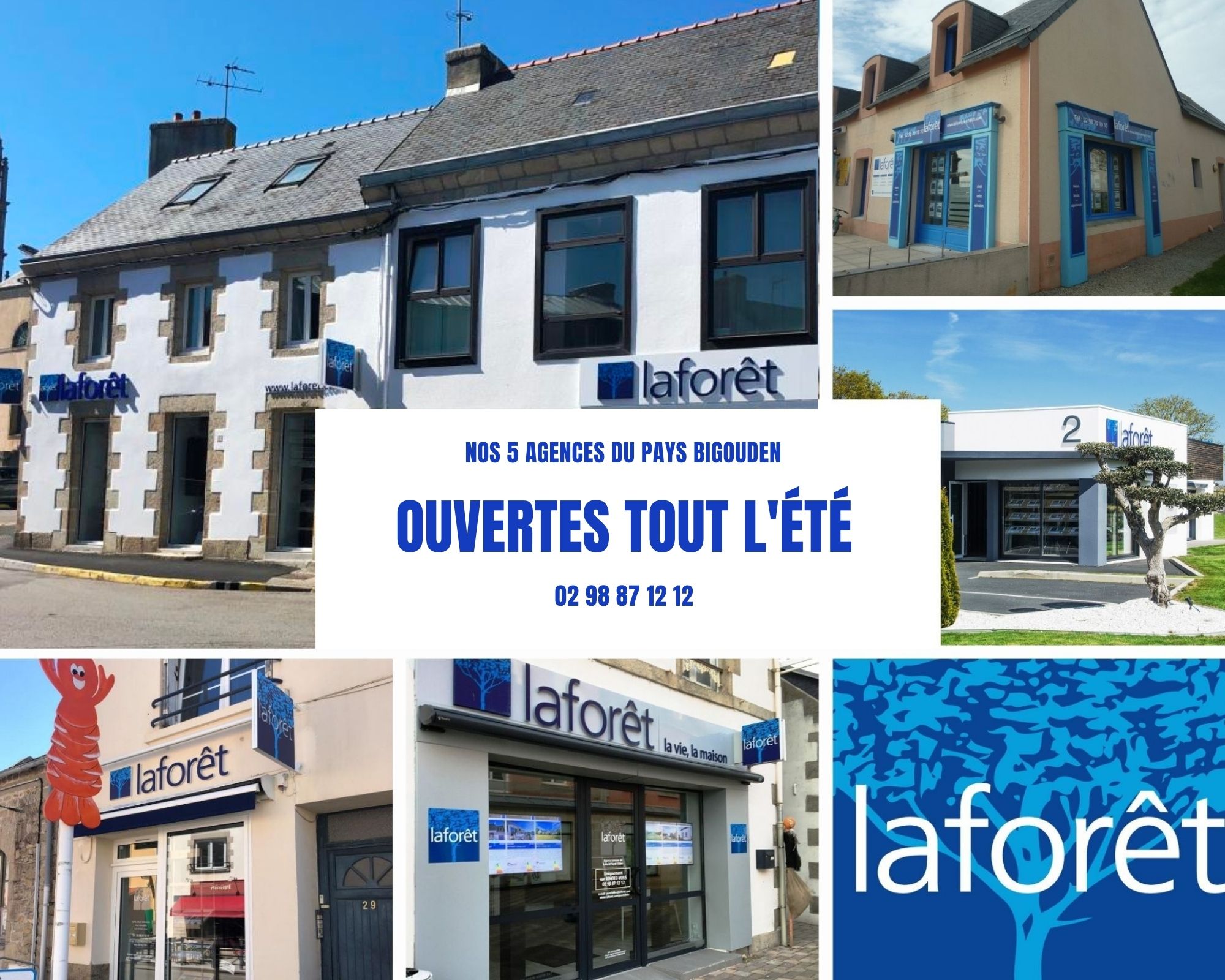 Laforêt Plonéour- agence ouverte tout l'été